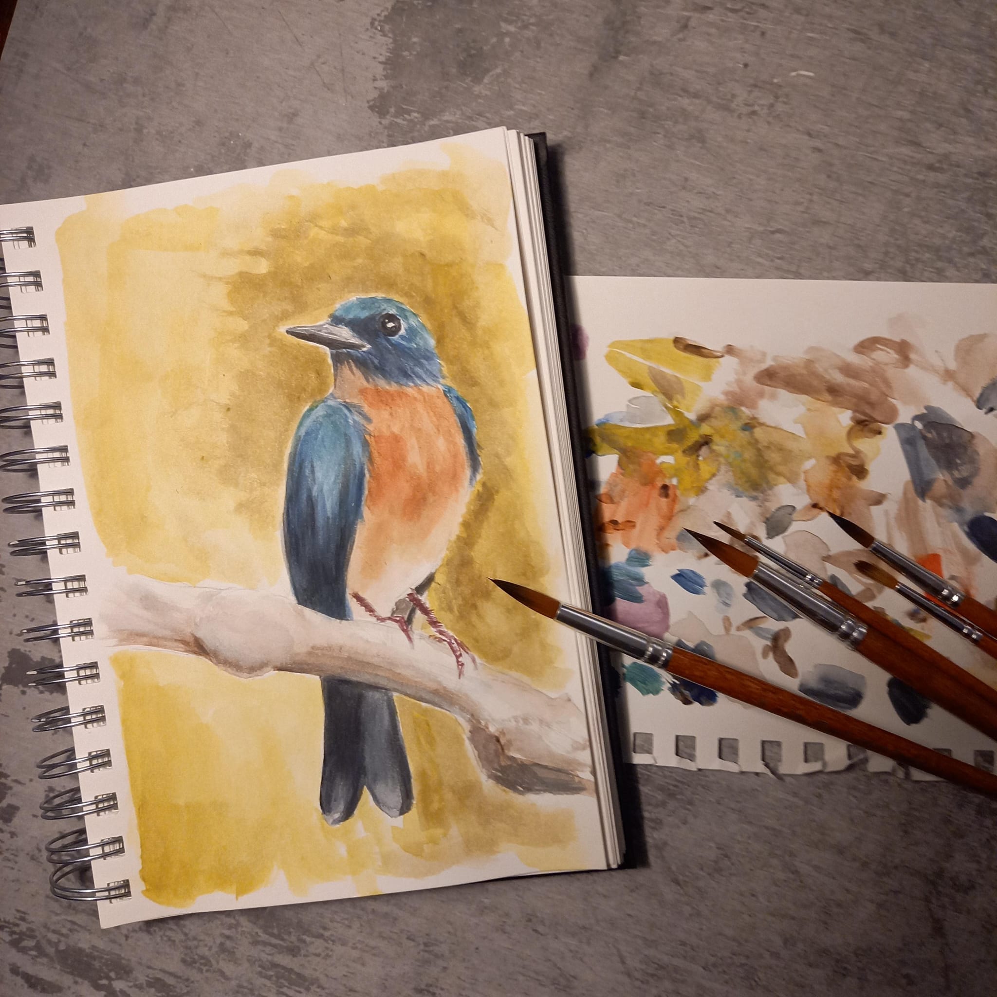 I have discovered watercolours!